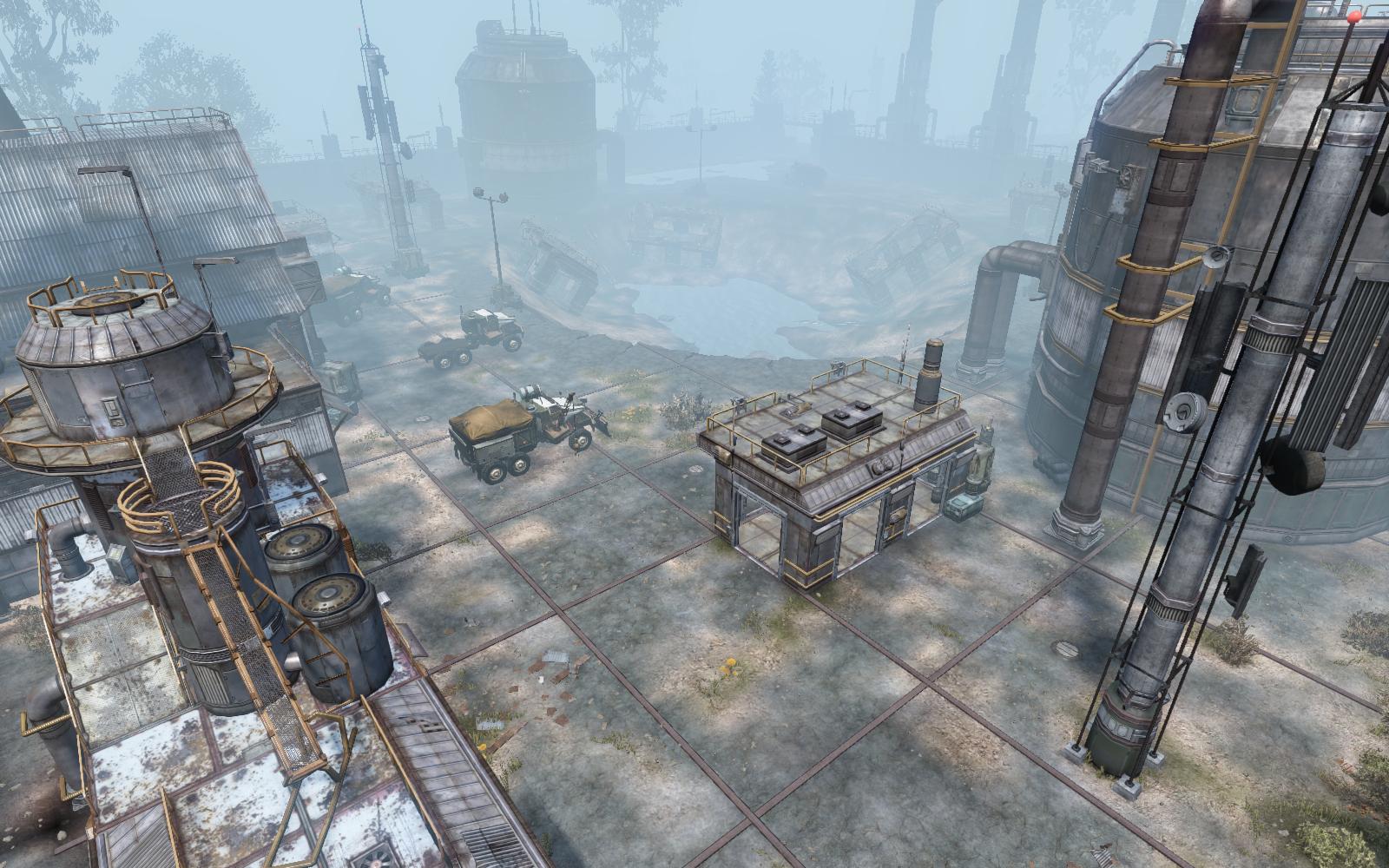 Wide view of a Defiance industrial environment