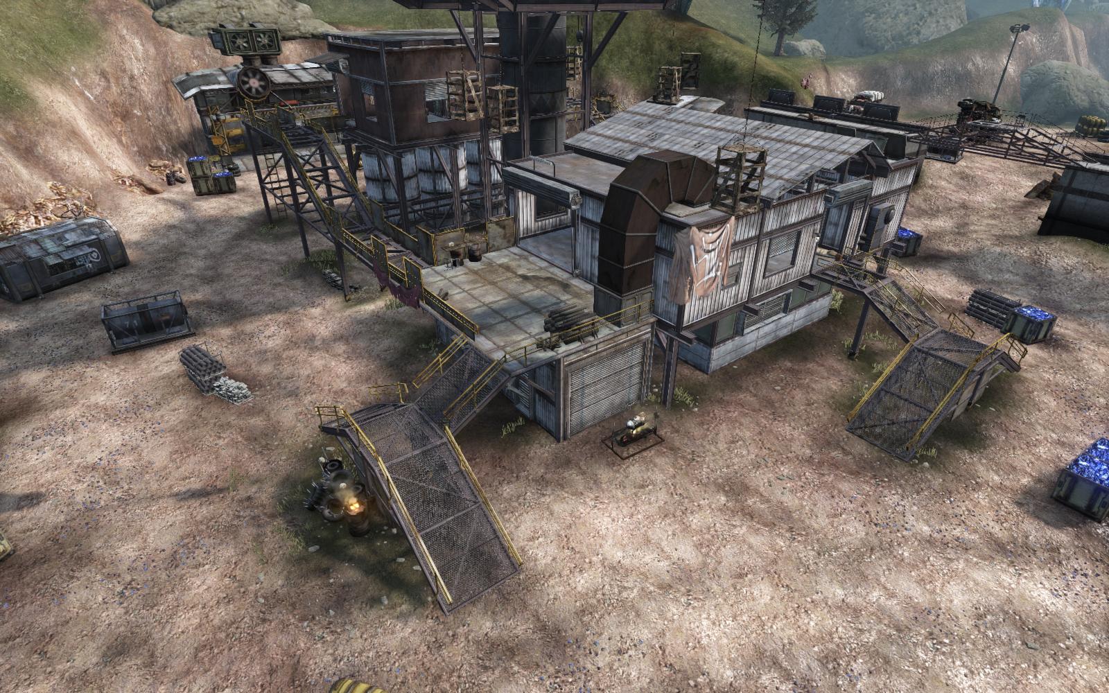 Outpost circulation and ramps